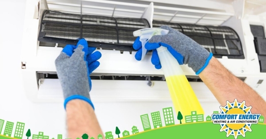 Cleaning HVAC system