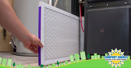 replacing air filter in furnace